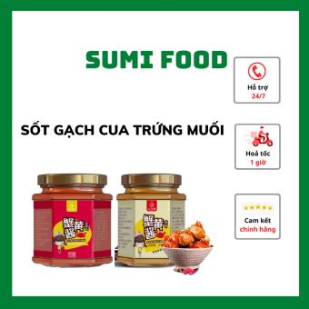 Sốt gạch cua trứng muối hũ 120gr