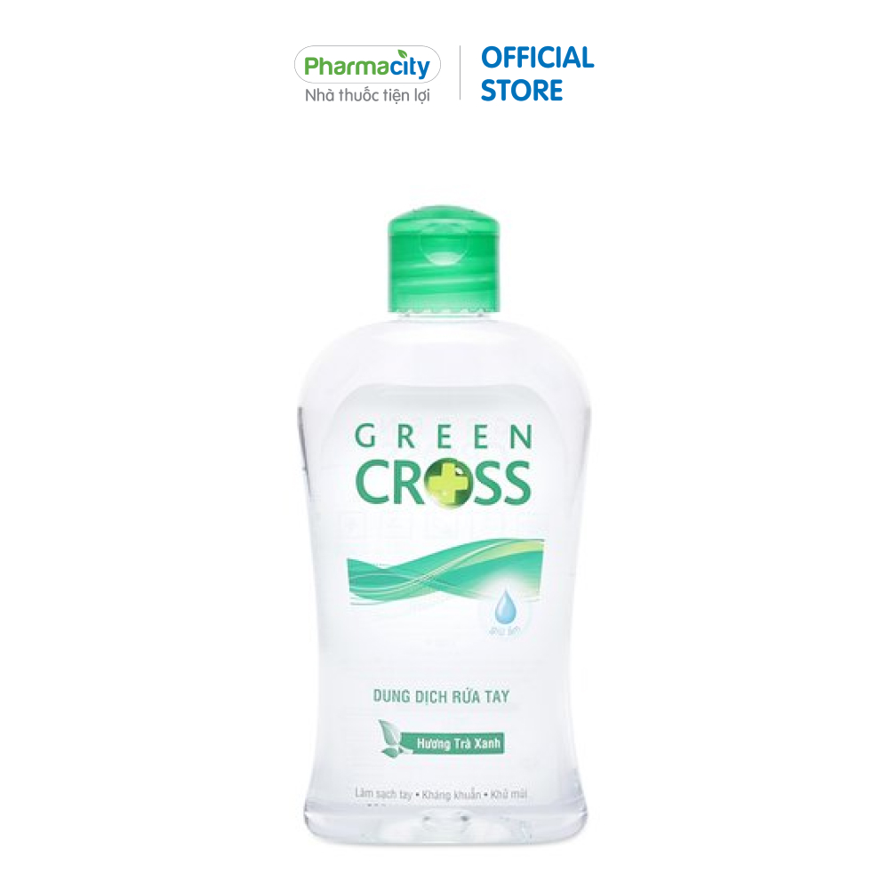 Nước rửa tay hương trà xanh Green Cross