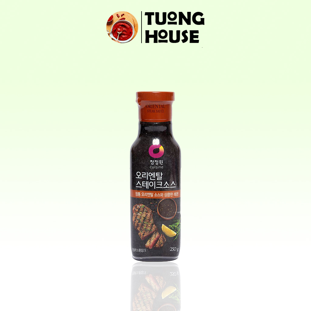 Xốt bít tết daesang hàn quốc miwon oriental steak sauce - chai 250gr