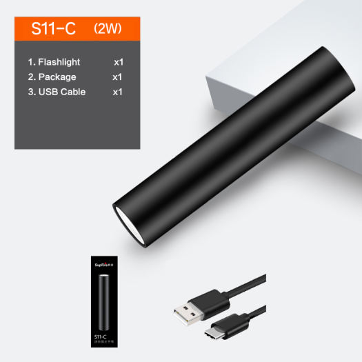 Đèn Pin Mini Supfire S11, Đèn LED Flash USB 4300MAH