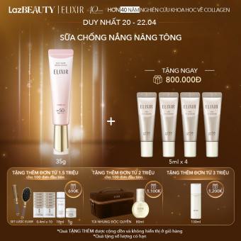 Sữa chống nắng nâng tông ELIXIR SUPERIEUR DAY CARE REVOLUTION TONE UP + 35g