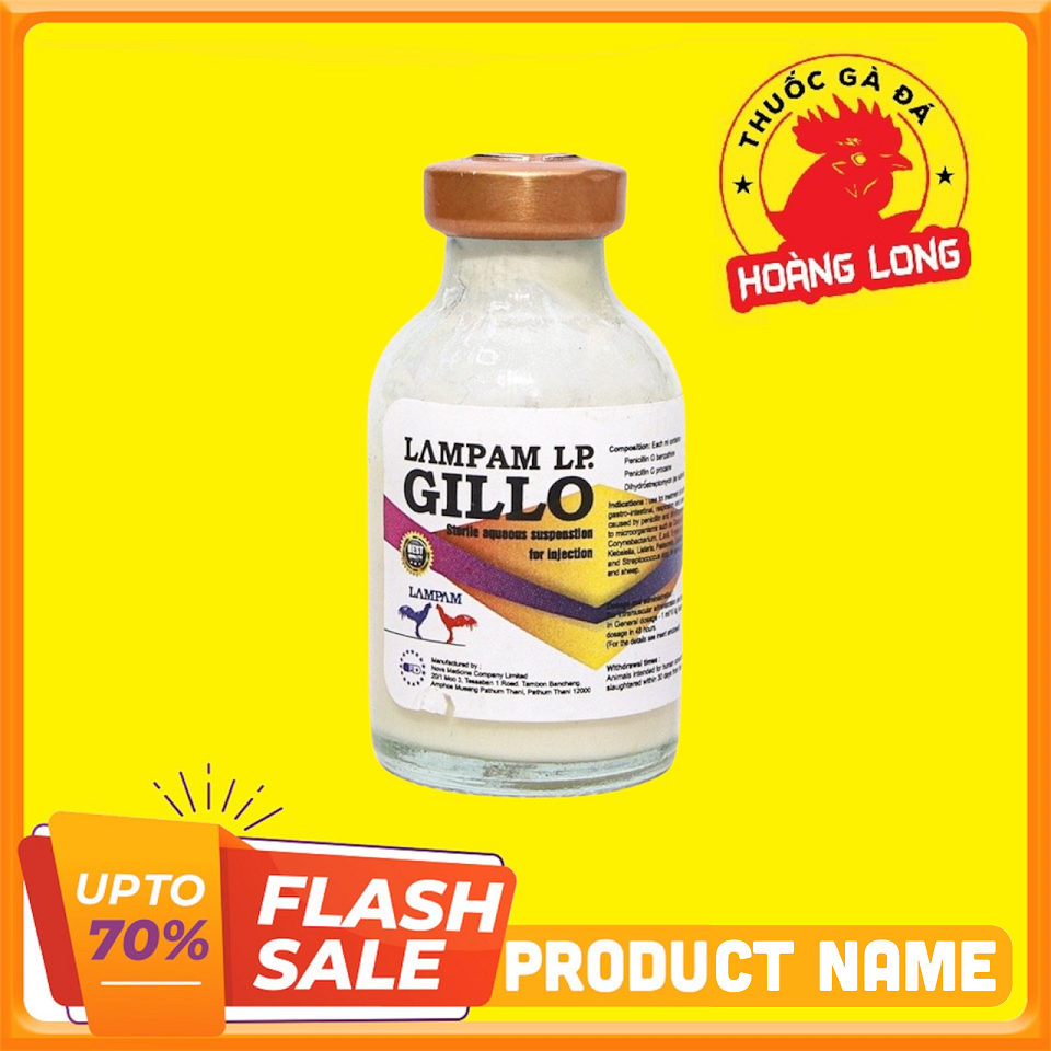 [HL] [ HÃY NÓI VỀ CHẤT LƯỢNG ] GILLO đặc trị khò khè, tang, phân xanh cho gà đá - LỌ 20ML