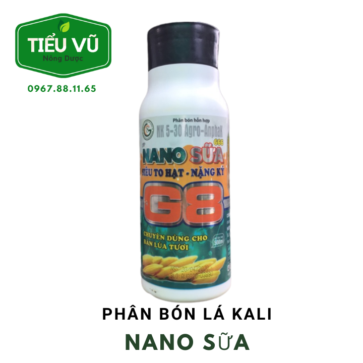 Phân Bón Siêu Kali siêu to hạt , nặng ký Nano Sữa 500ml