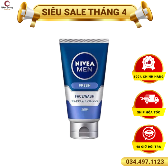 Sữa rửa mặt Nivea Men dành cho nam 100g (Nội địa Nhật Bản)