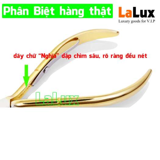 Bộ dụng cụ làm nail CHÍNH HIỆU Kềm Nghĩa MD32 4 món MẠ VÀNG: Kềm cắt da , kềm cắt móng, nhíp nhổ lông, dũa móng tay