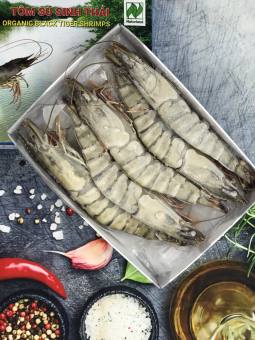 Tôm sú nguyên con sinh thái Seaprodex kích cỡ 5 con/hộp , 500gr