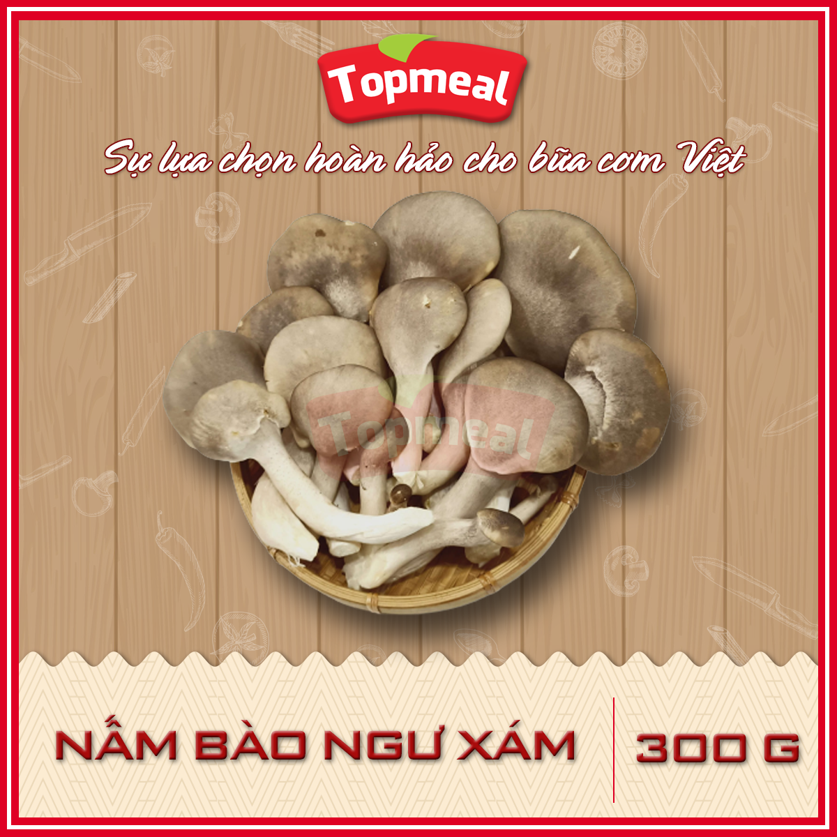 HCM - Nấm bào ngư xám (300 g) - Giao nhanh HCM