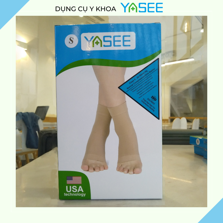 Vớ Bàn Chân - Tất Gót Y Khoa Hỗ Trợ Ngăn Ngừa Suy Giãn Tĩnh Mạch Yasee (1 chiếc)