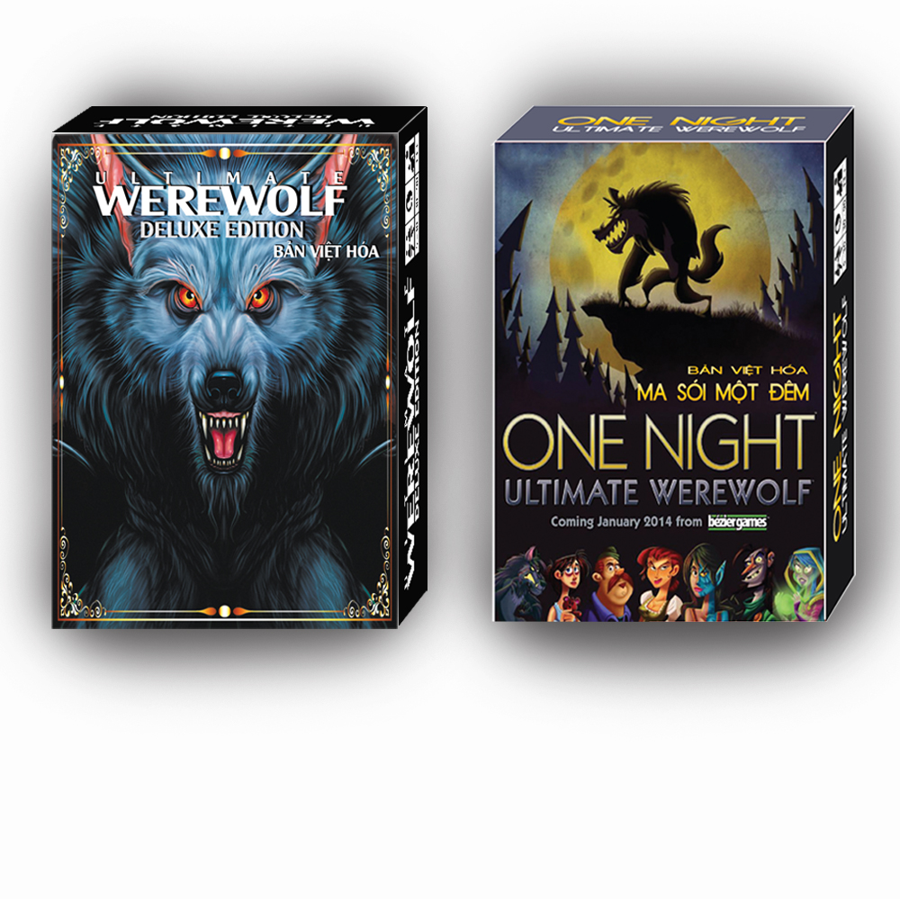 Combo bài ma sói ultimate + bài ma sói one night một đêm phiên bản đặc biệt