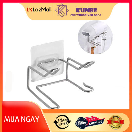 Giá Treo Máy Sấy Tóc KUNBE Gắn Tường Thông Minh Mẫu Mới 2021, Kệ Để Máy Sấy Dán Tường Siêu Dính Không Cần Khoan Đục, Dụng Cụ Treo Máy Sấy Và Đồ Đạc Tiện Lợi
