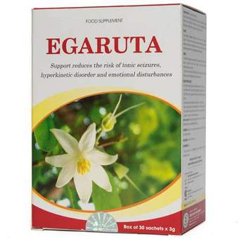 Cốm hỗ trợ giảm co giật, tăng động, động kinh – Egaruta - Hộp 30 gói