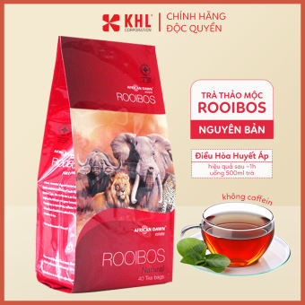 Trà thảo mộc Rooibos Nam Phi Natural 100gr ( 40 túi lọc)