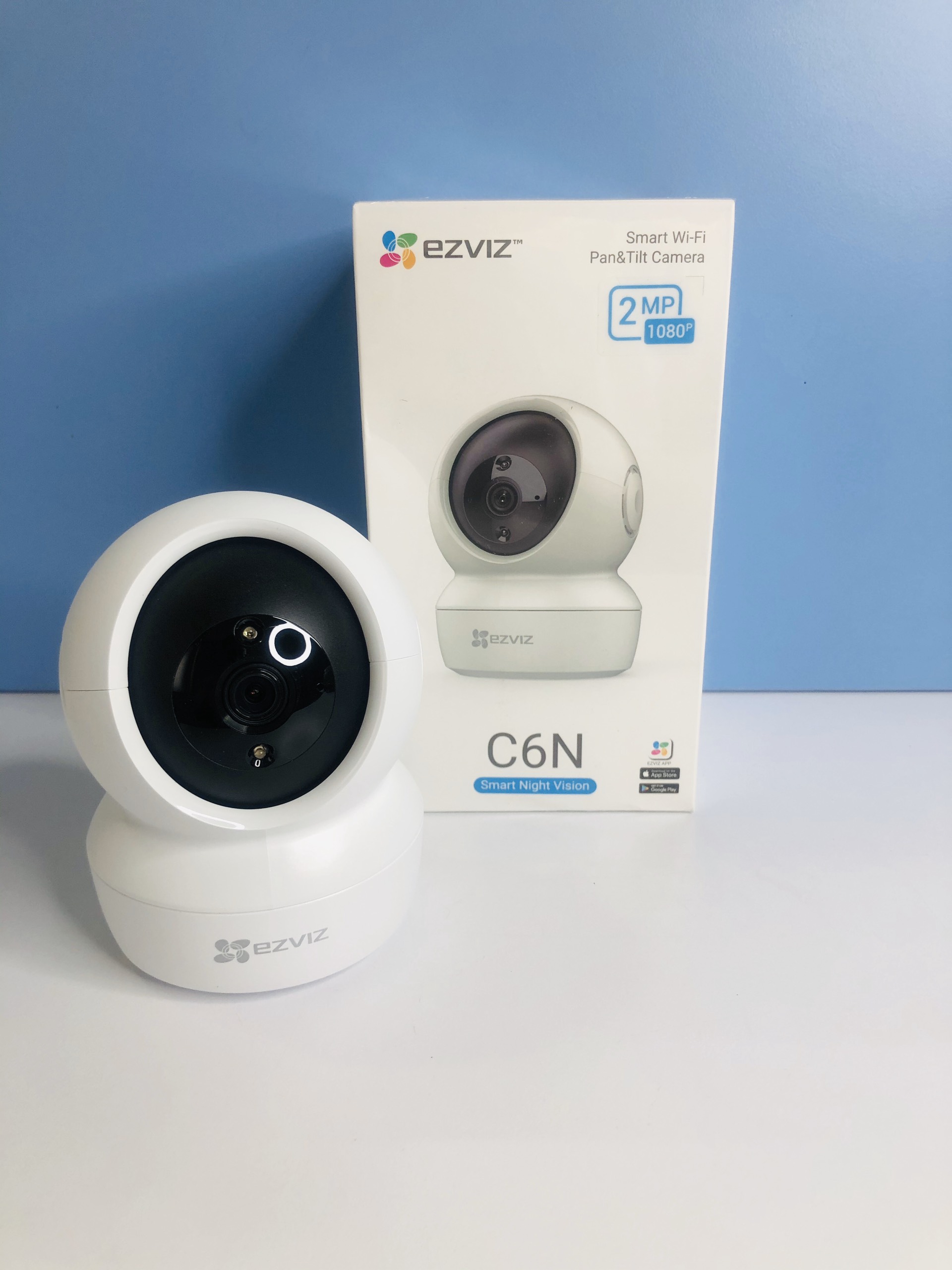 Camera wifi không dây Ezviz C6N Full HD1080P 2Mp thẻ nhớ Micro SD, đàm thoại 2 chiều, xoay 360 độ