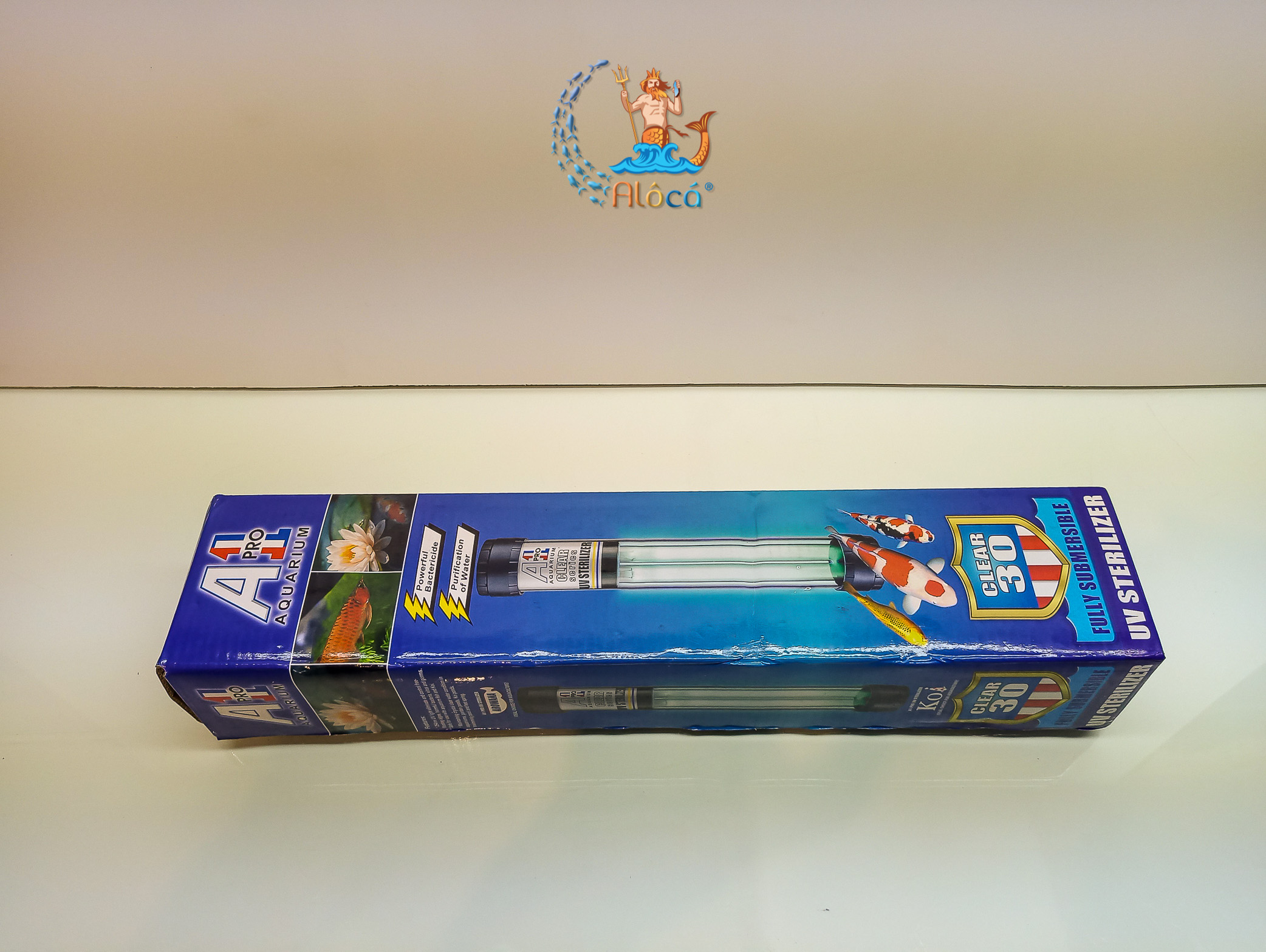 Đèn UV A1 công suất 30W - 55W - 75W - 100W d'iệt rêu, tảo, khuẩn có hại cho hồ cá Koi.