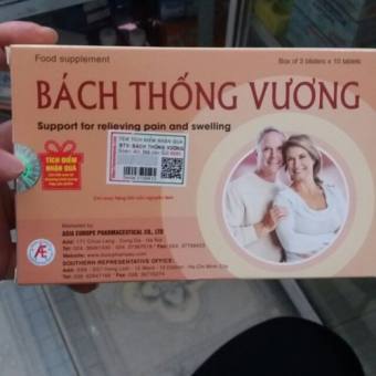 Bách Thống Vương - Hỗ trợ giảm đau, tiêu sưng hộp 30 viên