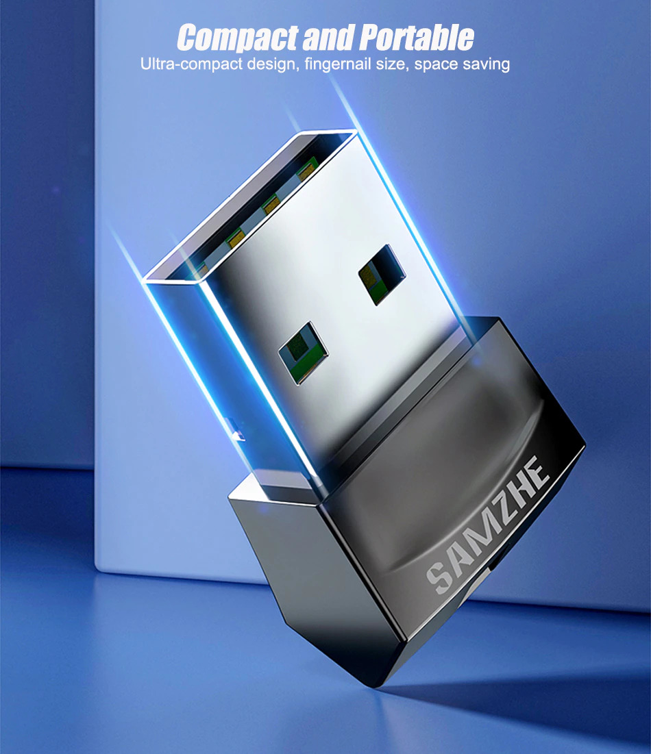 <article class="lzd-article" style="white-space: break-spaces;"> <p style="line-height: 1.7; text-align: left; text-indent: 0; margin-left: 0; margin-top: 0; margin-bottom: 0;">Samzhe Bluetooth adapter</p> Plug and play for windows 8 and above, support multiple Bluetooth profiles. Support Bluetooth 4.0 - 5.0 Specification: Bluetooth: 4.0 Chipset: CSR8510 Range: up to 20M Operating System: Win Vista and above. Mac not supported </article>