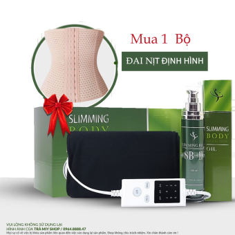 Bộ Ủ Nóng Tan Mỡ Slimming Body 2 Với Đai Điện Cải Tiến,Giảm Mỡ Chân Tay Bụng