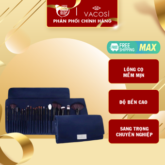Bộ Cọ Trang Điểm Chuyên Nghiệp Vacosi Master Face Brush Set (24 Cây) #BC26