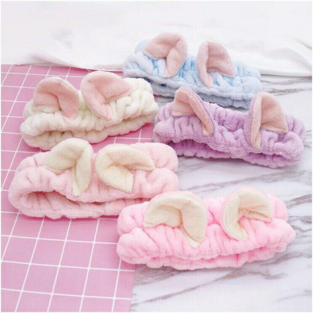 [HCM]Phụ kiện tóc băng đô turban tai mèo 3D dễ thương