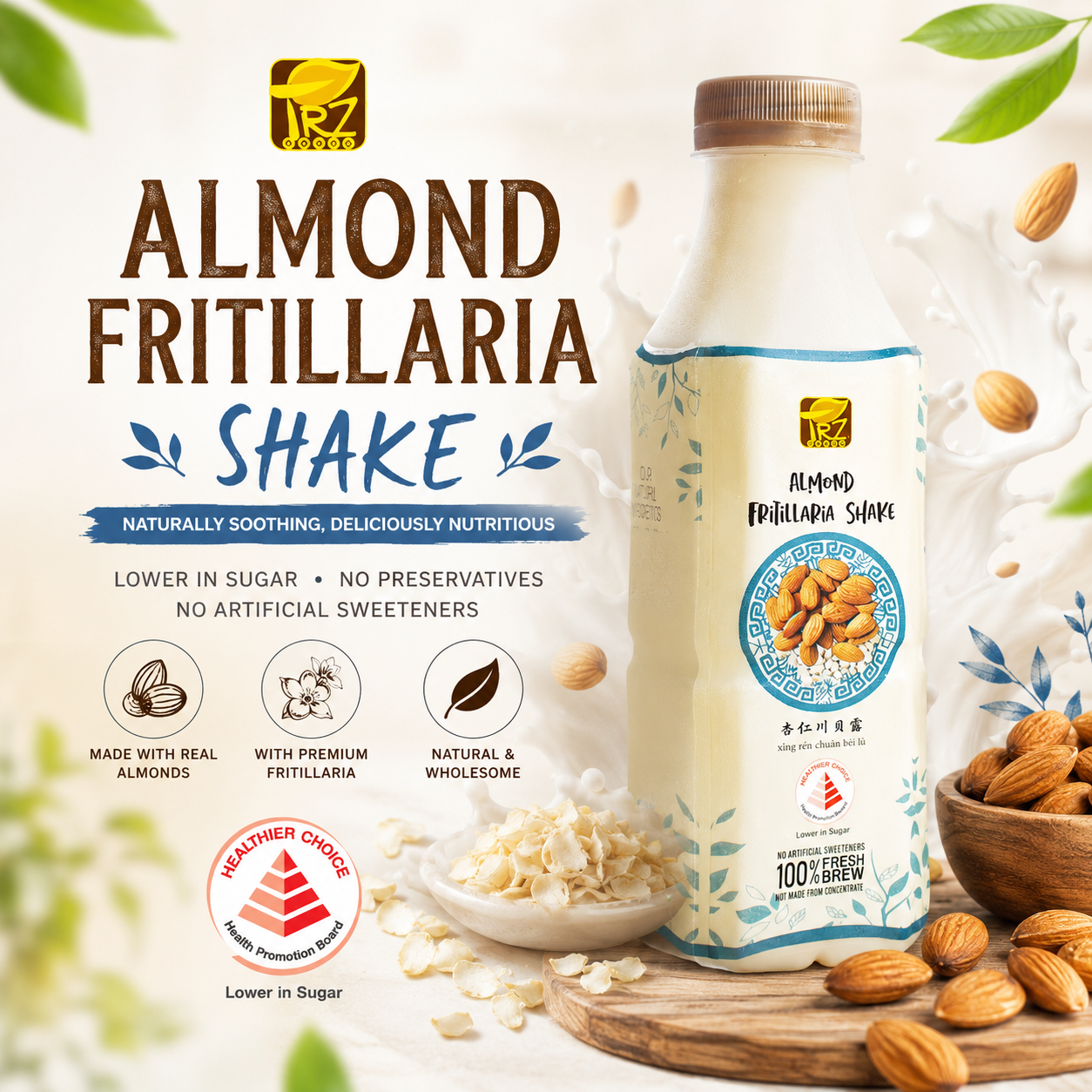 Halal Certified**TRZ Original Red Milk Tea 原味红奶茶x 10 bottles