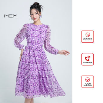 Đầm công sở NEM Fashion tay dài D40902
