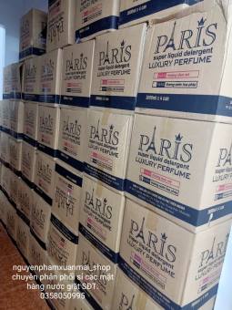 Nước giặt Paris 36l (1 can) / 1 thùng 4 can : Sản Xuất Bởi Cty Thương Mại Phát Triển HADINA.