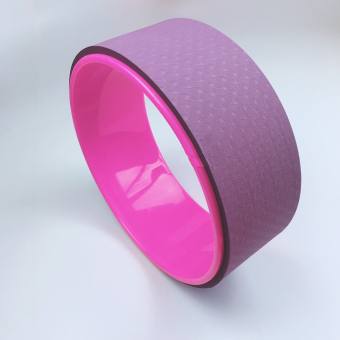 /TẶNG SÁCH/ Vòng tập Yoga nhựa ABS 33cm(Tặng kèm sách hướng dẫn)- Tím Hồng   - RIKOB SHOP
