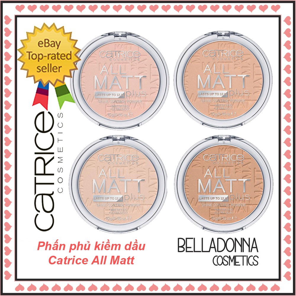 Phấn Phủ Kiềm Dầu Catrice All Matt Plus Shine Control Powder 10g
