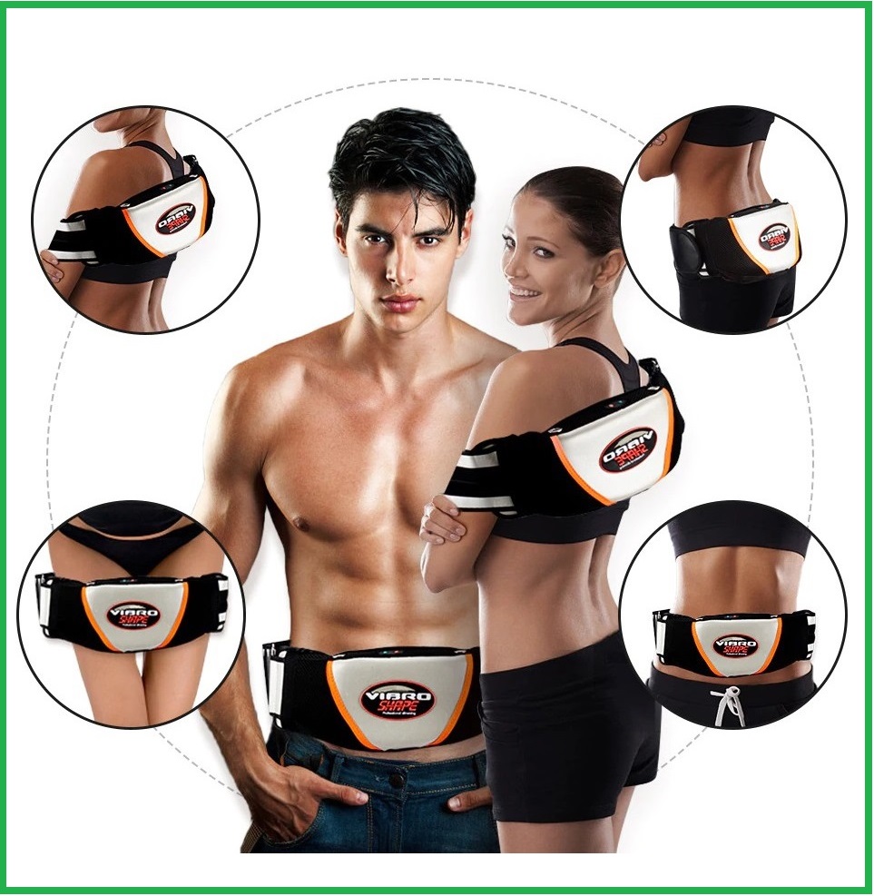 Đai massage giảm mỡ bụng - nóng và rung vibro shape - máy rung bụng đánh tan mỡ bụng - đai massage bụng - đai massage hồng ngoại vibro shape 2022 hàng chuẩn cao cấp nóng và rung - giảm mỡ toàn thân hiệu quả cao. bảo hành uy tín 1 đổi