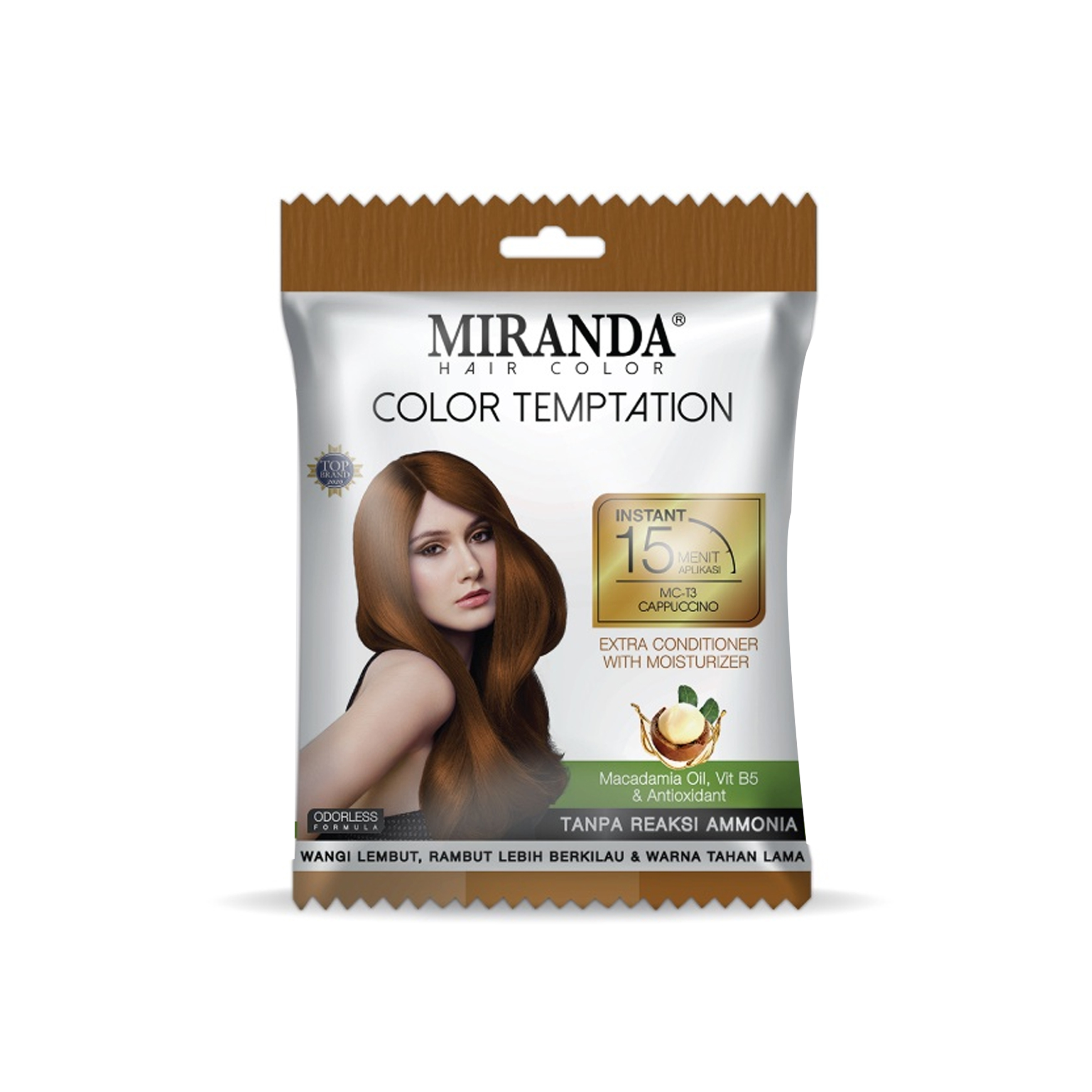Miranda Hair Color Temptation MC T3 Cappuccino 20 ml