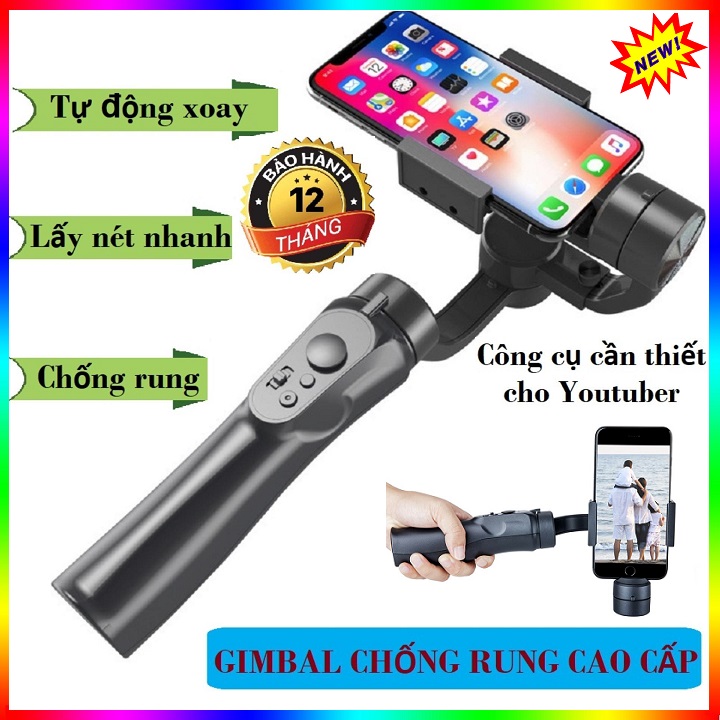 Gimbal chống rung điện thoại 3-AXIS F6 thông minh Gậy chống rung quay phim - chụp ảnh bằng điện thoạ