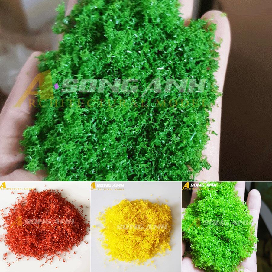 Bột xốp làm cây/thảm cỏ mô hình ( 1 bịch 50 gram )