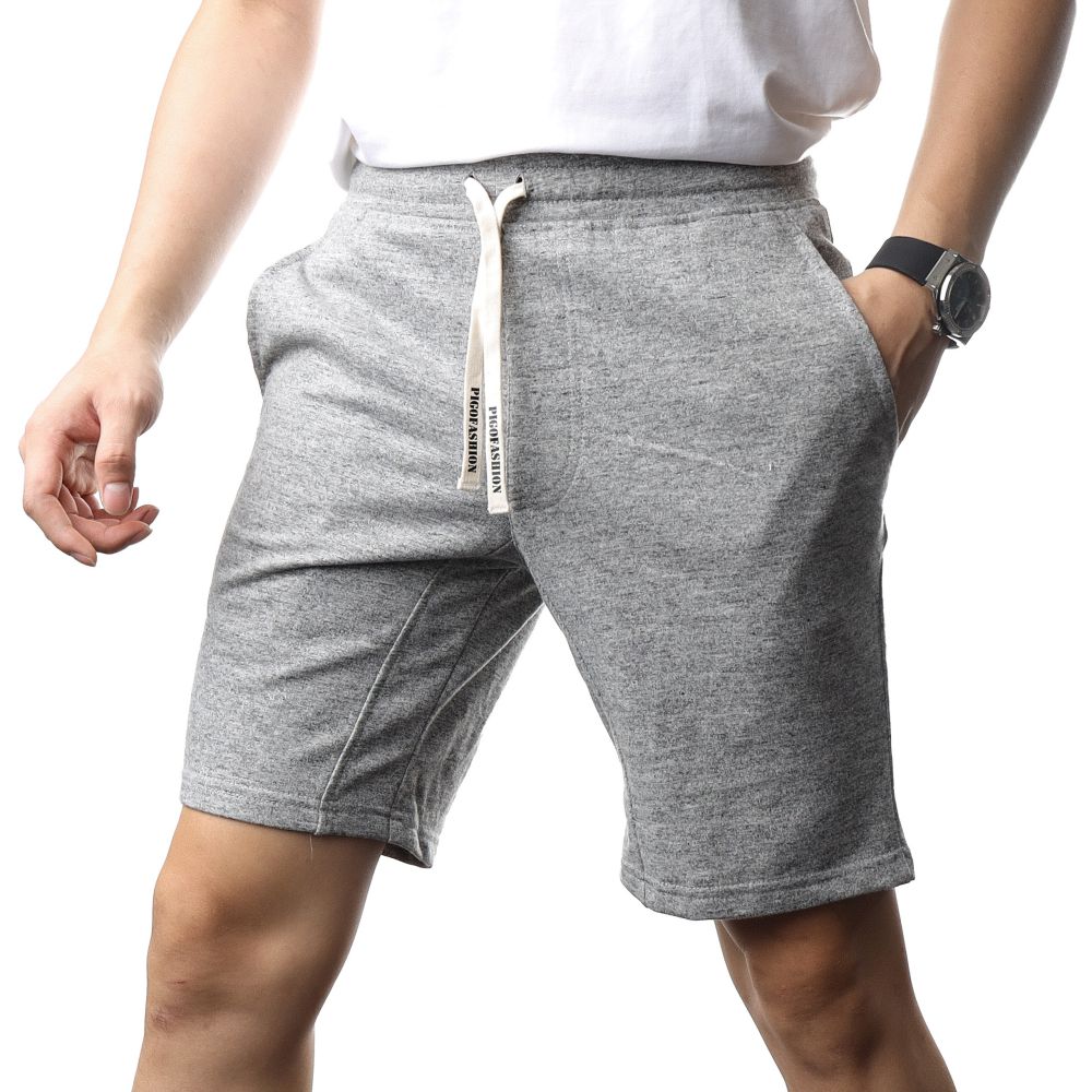 Quần short nỉ cotton nam cao cấp pigofashion túi trước sau sâu fs qsn01