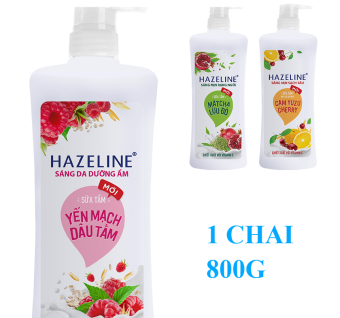 Sữa tắm dưỡng sáng da Hazeline chai 1Kg