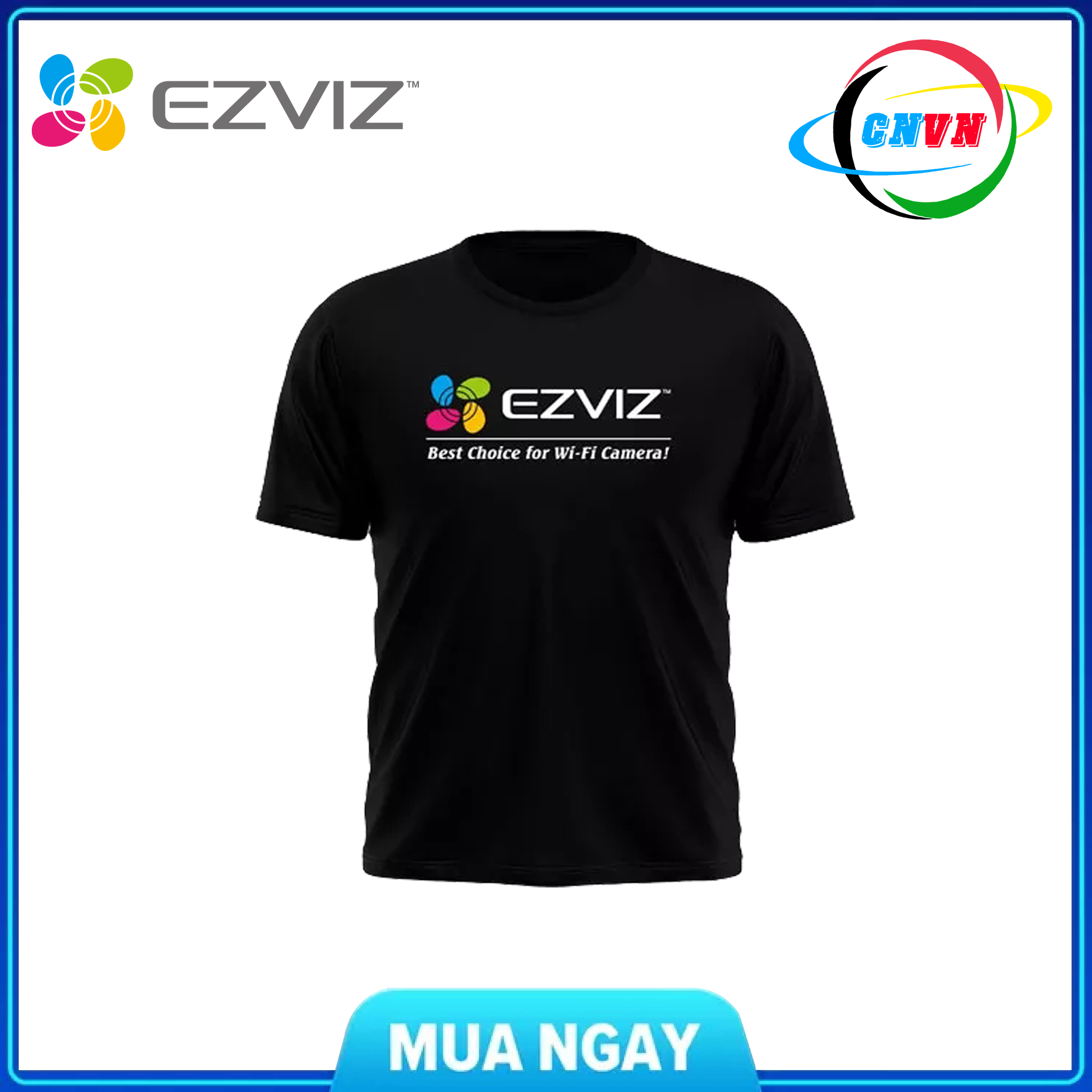Áo thun nam / nữ ezviz chính hãng -công nghệ việt nam