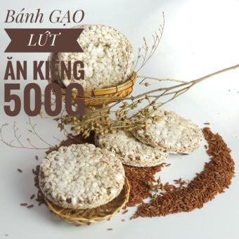 Bánh gạo lứt ăn kiêng nguyên cám, nguyên hạt 500g