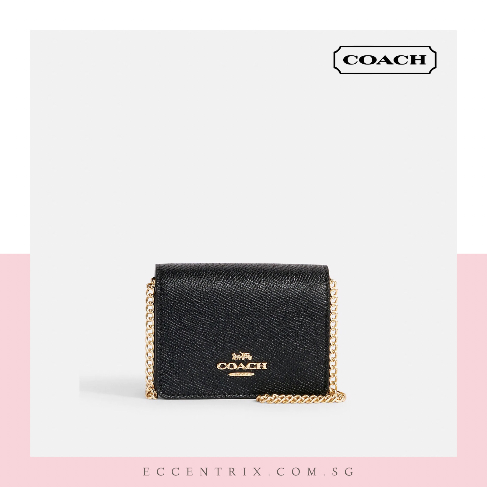 Coach mini wallet online on chain