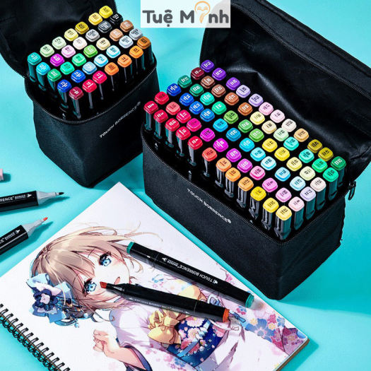 Bút Màu Dạ Marker Touch Cool Bộ 60/48/30/24/12 Màu 2 Đầu Hc1 Tô Màu  Hightlight Kèm Túi Họa Cụ- Vpp Tuệ Minh - Mỹ Phẩm Khác | Thefaceholic.Com
