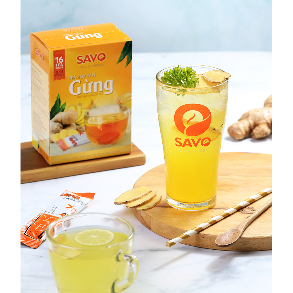 Savo trà hòa tan - vị gừng