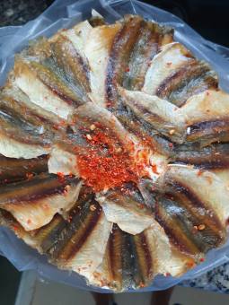 Khô cá chỉ vàng - Hộp 500gram - Đặc sản Sông Đốc Cà Mau, Khô Cà Mau, Đặc sản Cà Mau, Khô ngon Cà Mau, Đặc sản khô Cà Mau