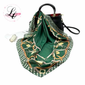 Khăn Lụa Vuông H m Khăn Quàng Cổ Tuban Quấn Túi Nhiều Màu Cao Cấp Linh Tây- Siêu Mềm Mịn, Không Kích Ứng Da 70*70