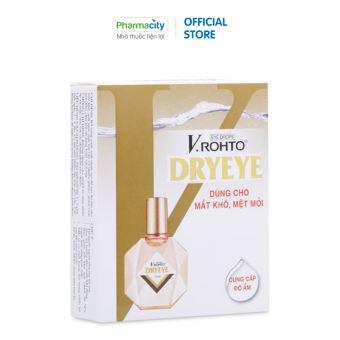 Nước Nhỏ Mắt Cung Cấp Độ Ẩm V.Rohto Dryeye (Lọ 13ml)