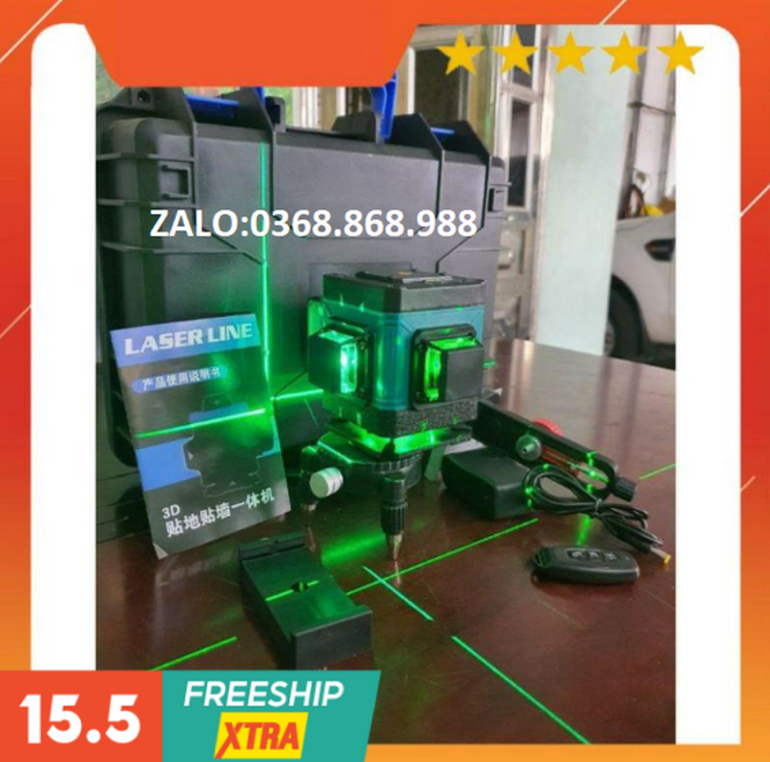 Máy cân mực makita 12 tia xanh 3d -2 pin