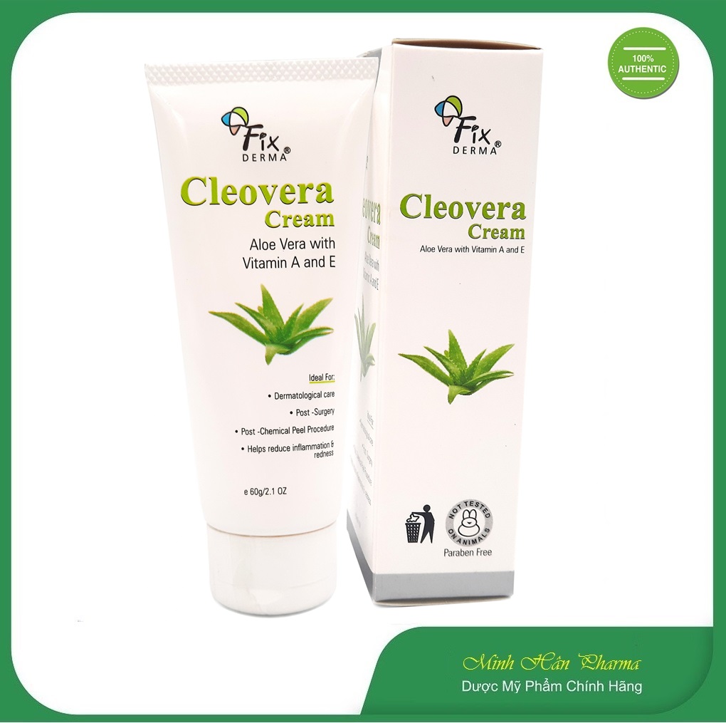 Kem dưỡng ẩm giúp mềm mịn và săn chắc da fixderma cleovera cream 60g