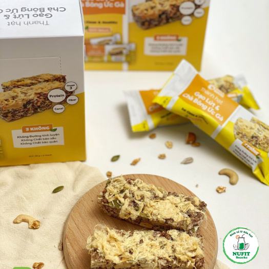 Thanh Hạt Gạo Lứt & Chà Bông Ức Gà