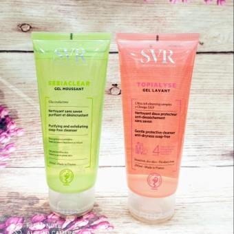 Sữa rửa mặt dạng gel không chứa xà phòng SVR dạng tuýp 200ml hàng Pháp