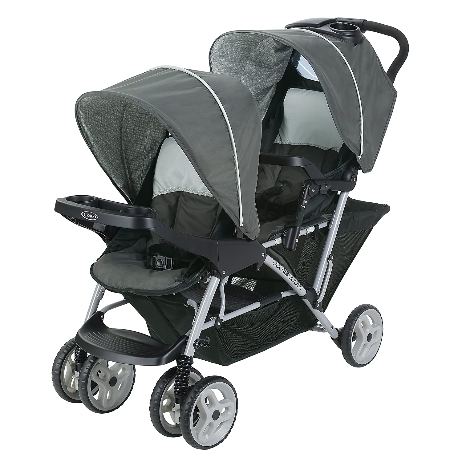 graco double stroller with infant car seat