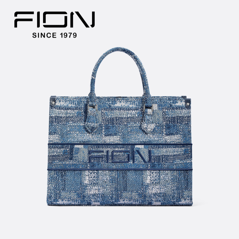 Minions Denim with Leather 2 in 1 Shoulder Bag - Shop FION