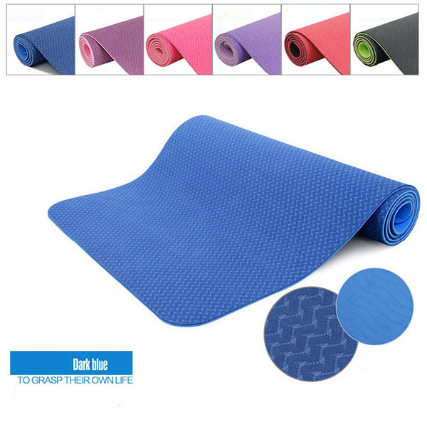 Thảm tập yoga mat tpe 6mm 2 lớp