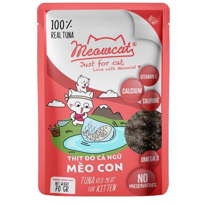 Pate mèo Meowcat 70g